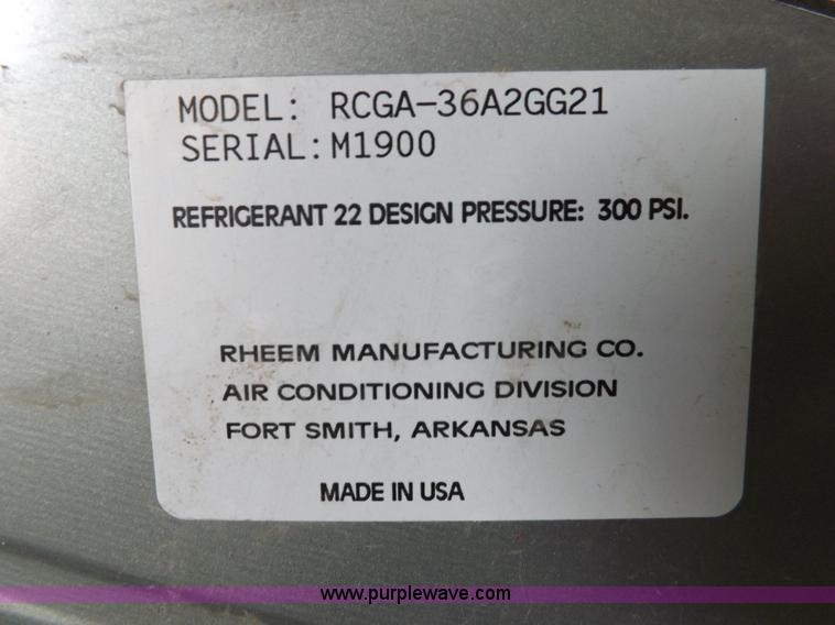 image for item I8379 (2) Rudd Achiever 90 Plus HVAC units