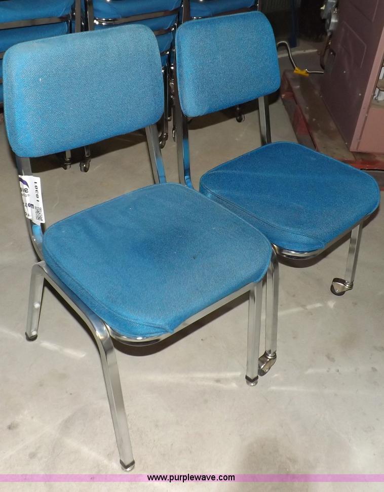 image for item I8381 (16) upholstered stacking chairs