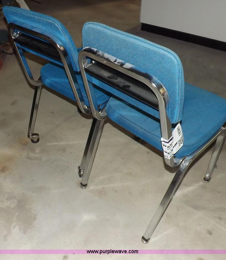 image for item I8381 (16) upholstered stacking chairs