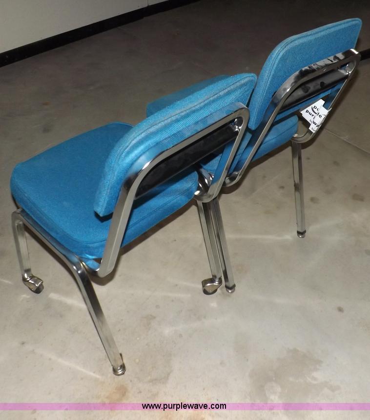 image for item I8381 (16) upholstered stacking chairs