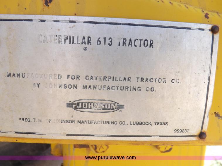 image for item I8491 1971 Caterpillar 613 elevating scraper