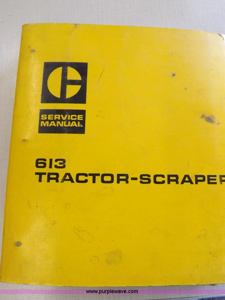 image for item I8491 1971 Caterpillar 613 elevating scraper