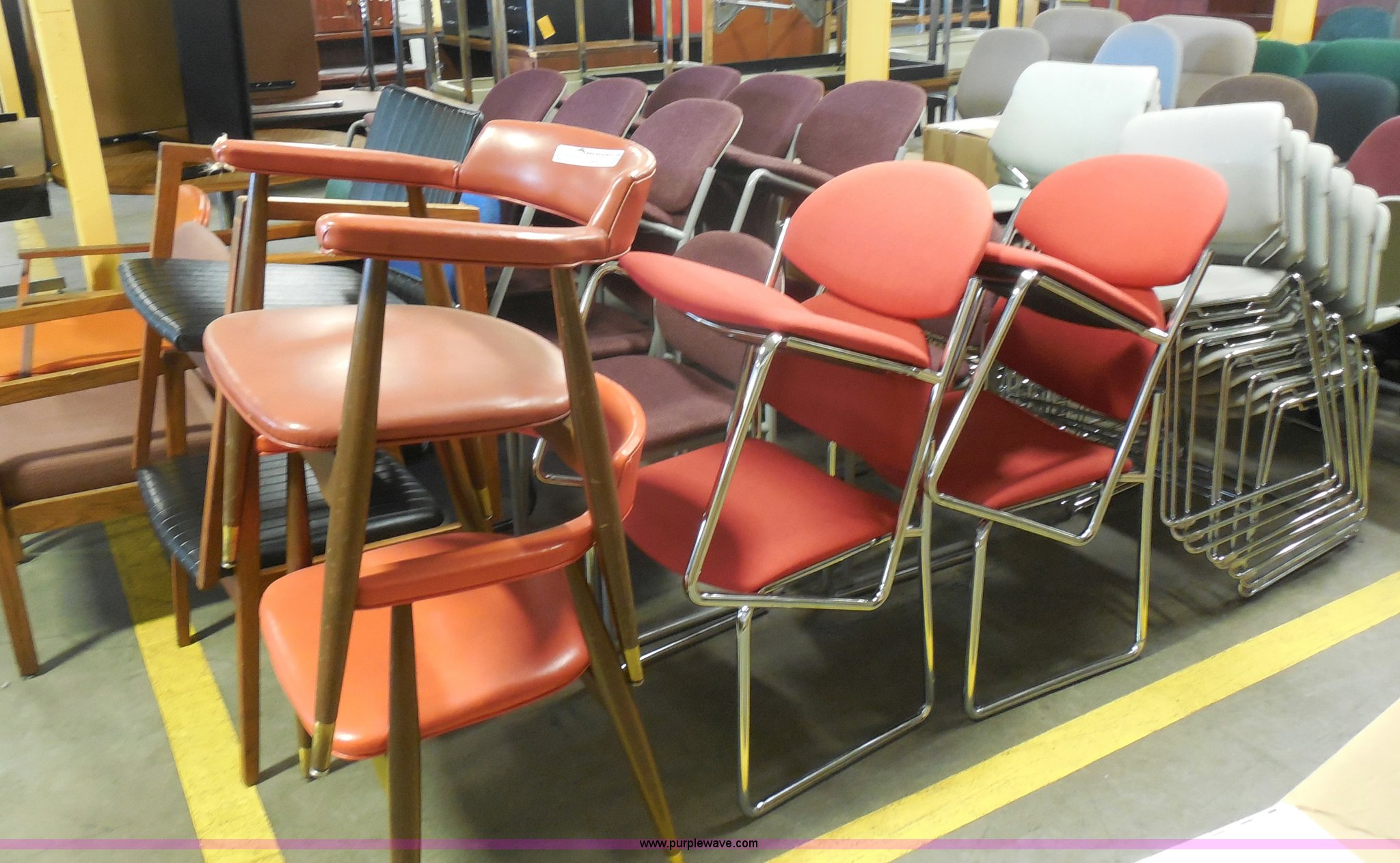 (45) assorted office chairs in Wichita, KS Item AR9176 sold Purple Wave