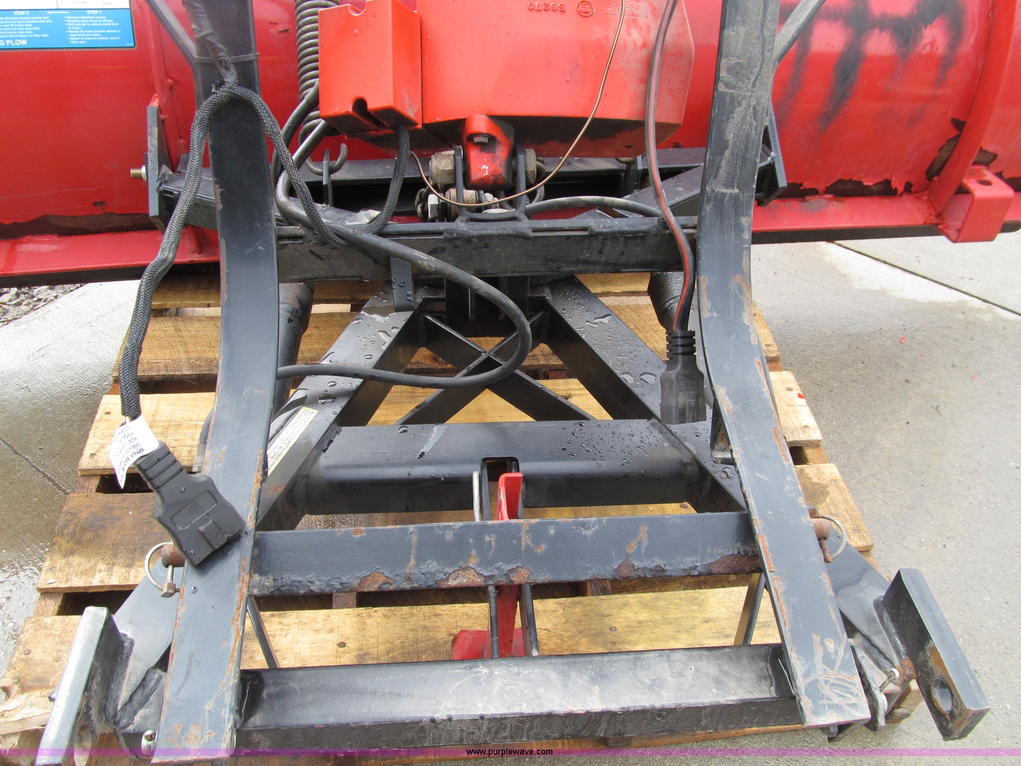 Western ProPlow snow plow in Des Moines, IA Item E4580 sold Purple