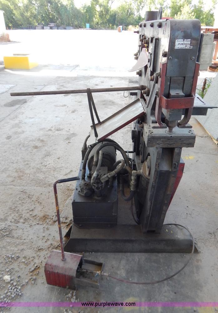 image for item AA9547 Edwards 100 ton iron worker