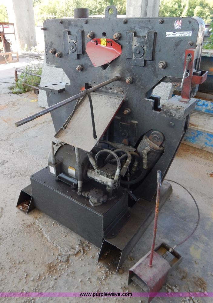 image for item AA9547 Edwards 100 ton iron worker