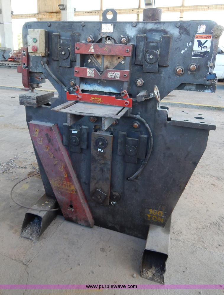 image for item AA9547 Edwards 100 ton iron worker