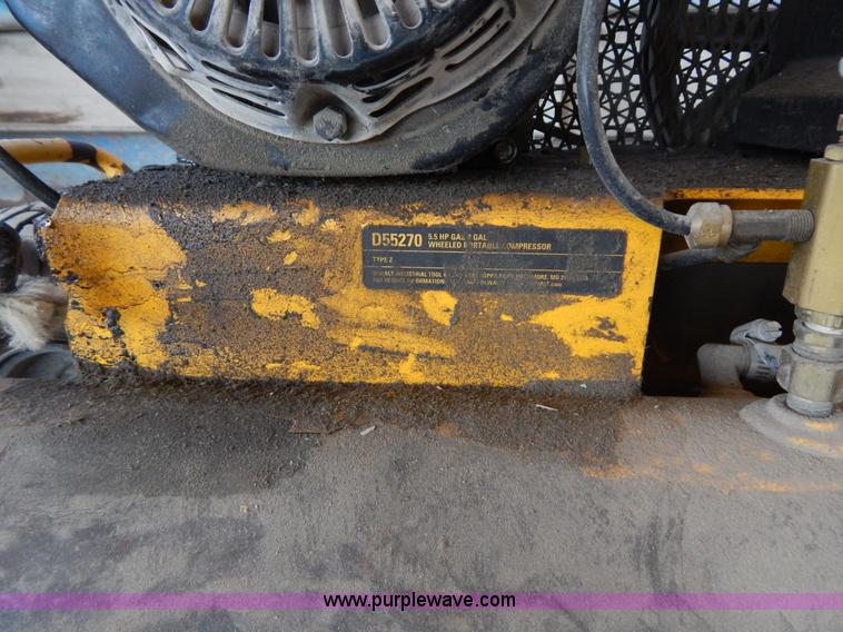 image for item AA9548 DeWalt D55270 air compressor