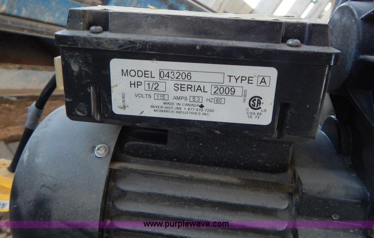 image for item AA9567 Kobalt 043206 concrete mixer