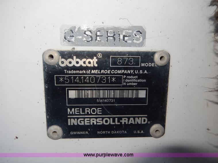 image for item AA9619 1999 Bobcat 873 skid steer