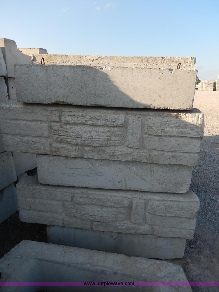 image for item AP9434 (23) decorative concrete ledge stone half bottom blocks