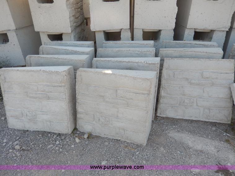 image for item AP9437 (28) decorative concrete ledge stone end caps