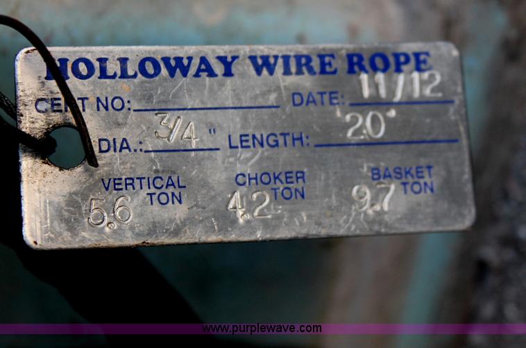 image for item AS9717 (6) Holloway assorted wire ropes