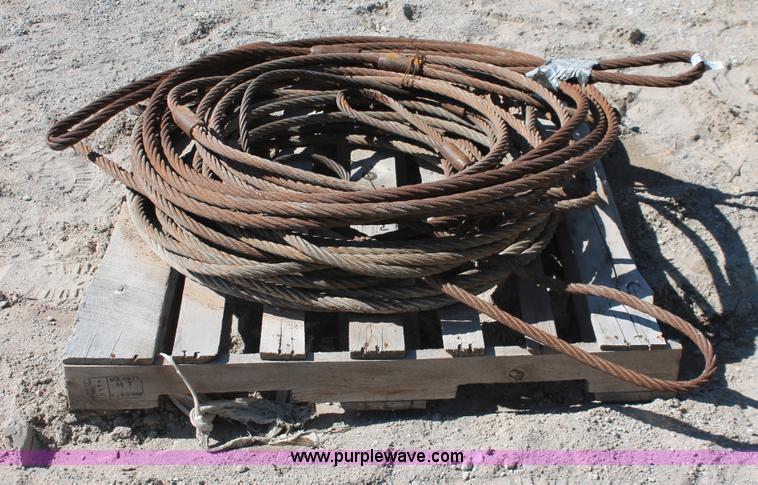image for item AS9718 (10) Holloway 7/8" diameter wire ropes
