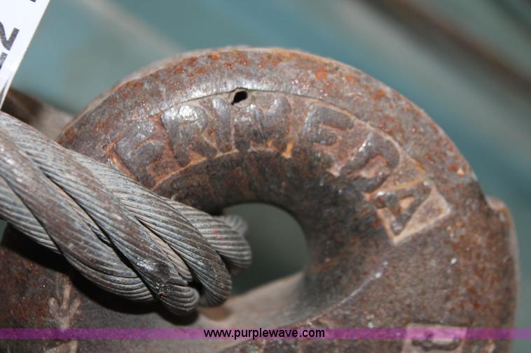 image for item AS9722 (2) Frimeda 10 ton wire rope ring clutch
