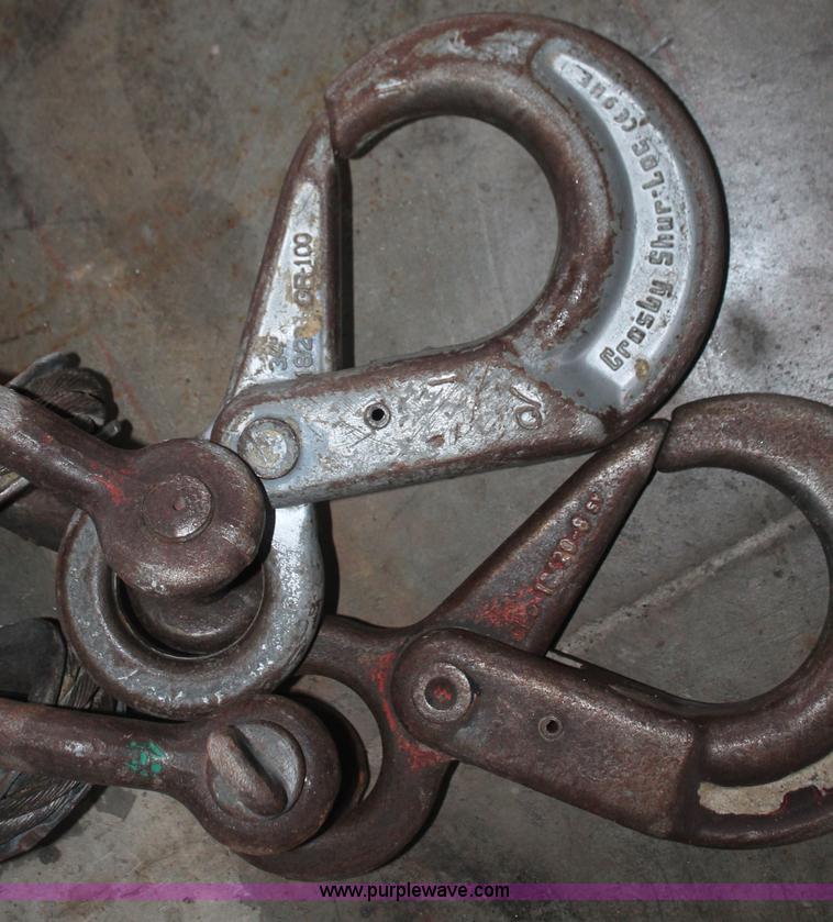 image for item AU9719 (4) Holloway wire rope pulley assemblies