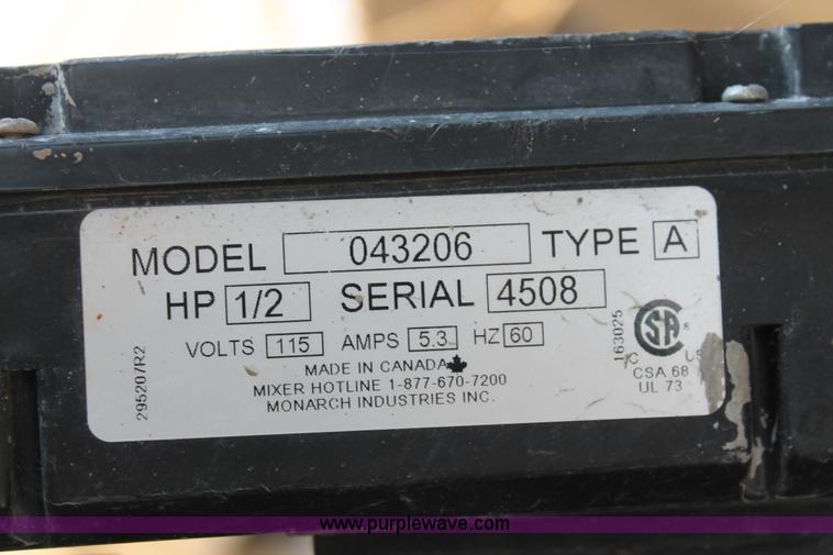 image for item AU9724 Kobalt concrete mixer