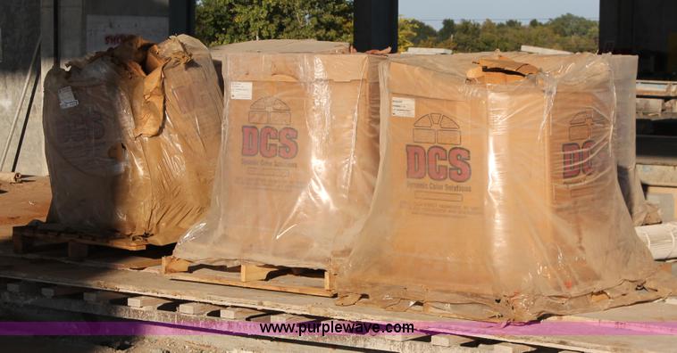 image for item AU9734 (8) pallets of Dynamic Color Solution #60 Gold Buff concrete color
