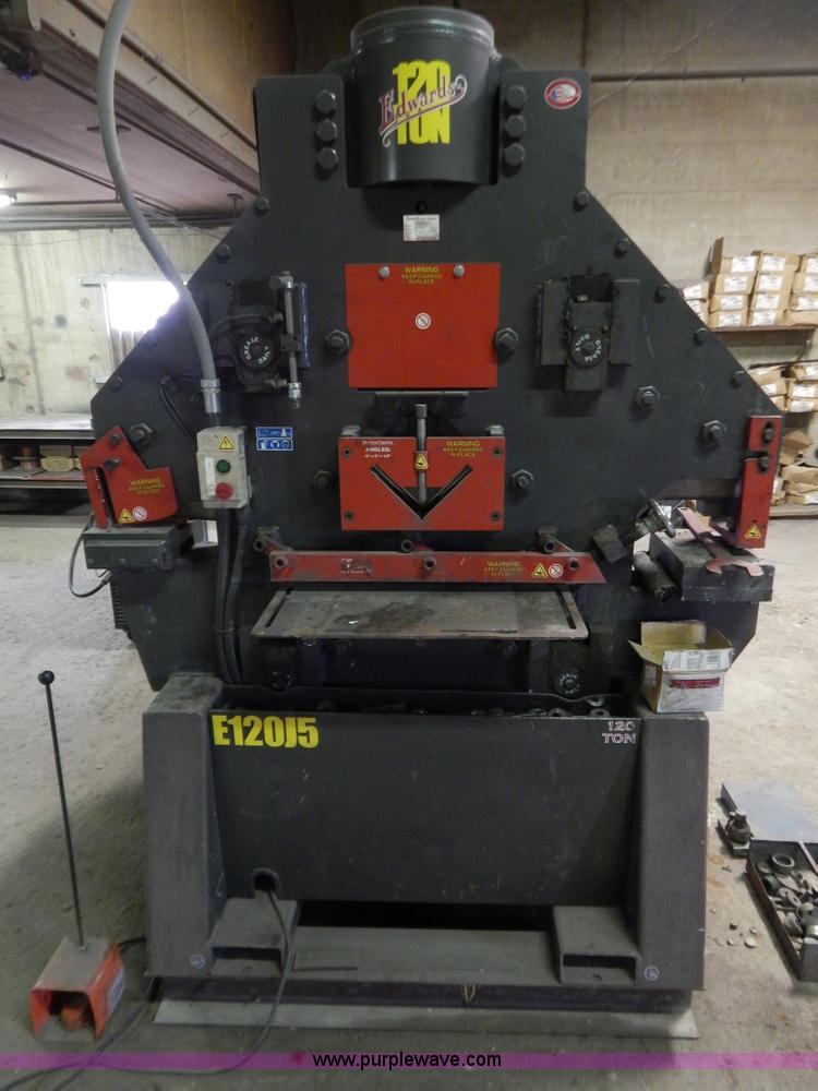 image for item B5851 Edwards 12035 120 ton iron worker