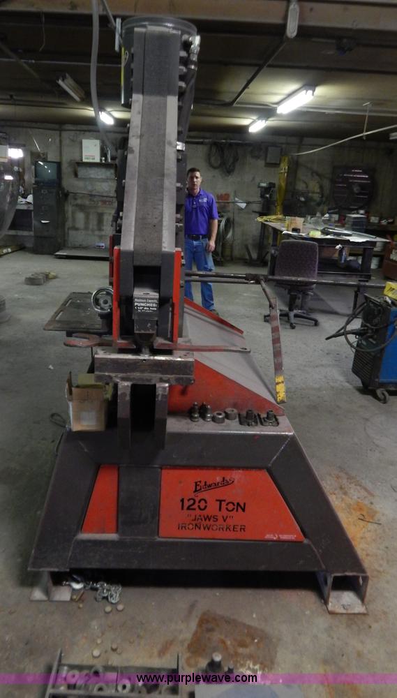 image for item B5851 Edwards 12035 120 ton iron worker