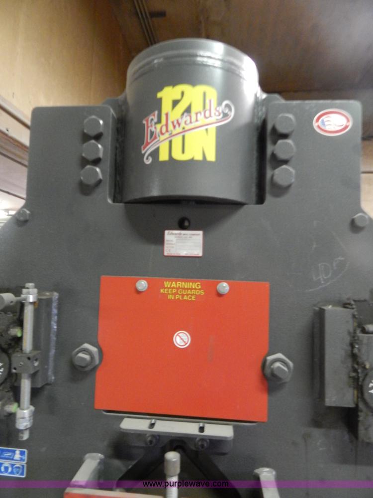 image for item B5851 Edwards 12035 120 ton iron worker