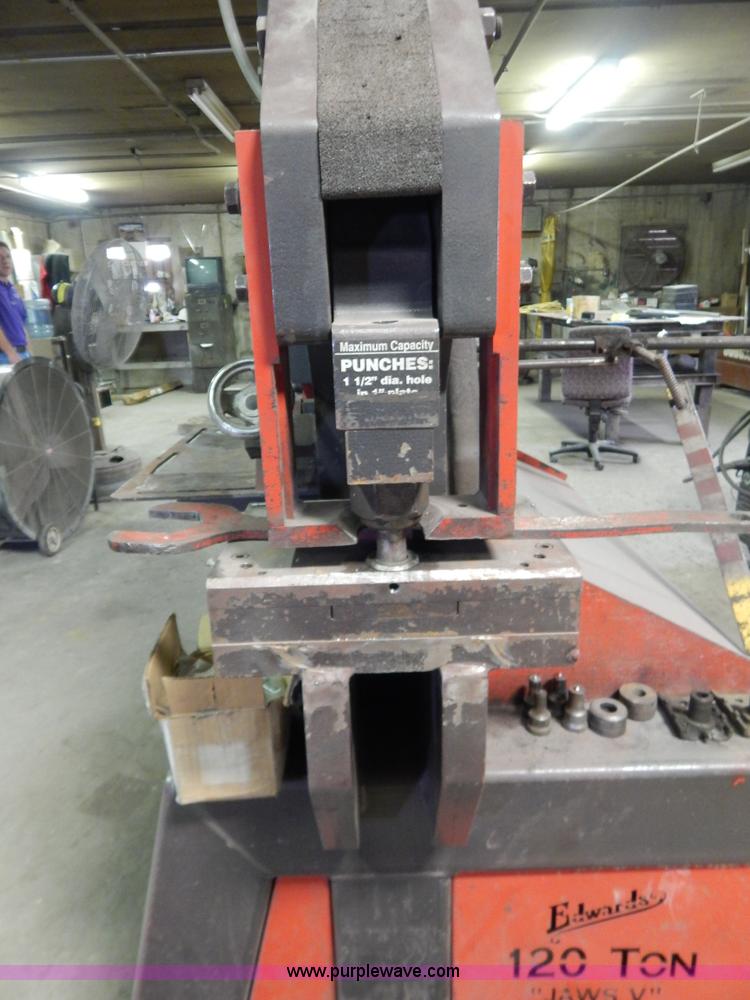 image for item B5851 Edwards 12035 120 ton iron worker