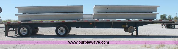 image for item H8441 2003 Utility FS2CHA flatbed spread axle trailer