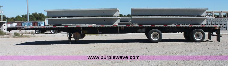 image for item H8441 2003 Utility FS2CHA flatbed spread axle trailer