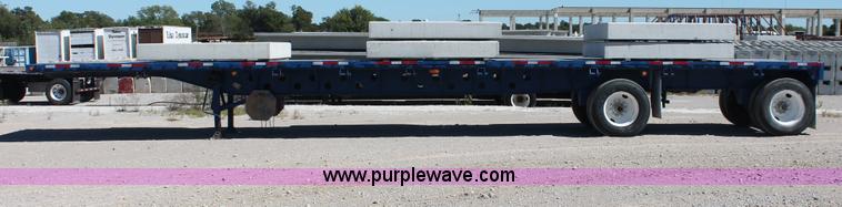 image for item H8442 1988 Transcraft TL-100K-48 flatbed spread axle trailer