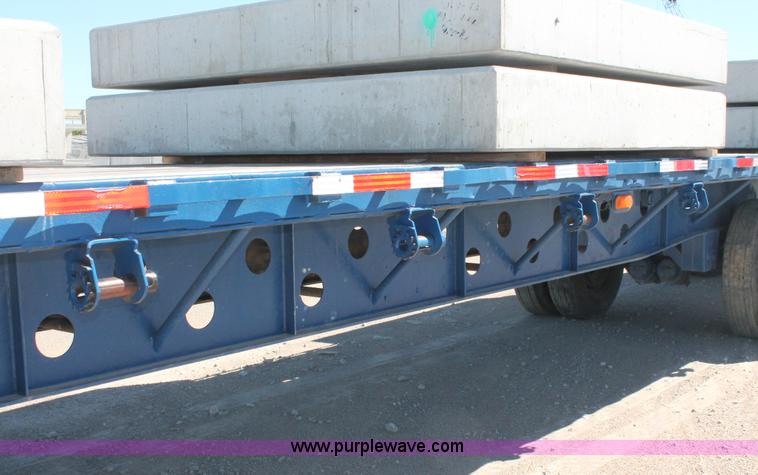 image for item H8442 1988 Transcraft TL-100K-48 flatbed spread axle trailer