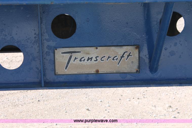 image for item H8442 1988 Transcraft TL-100K-48 flatbed spread axle trailer