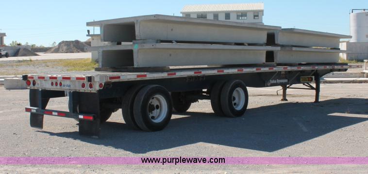 image for item H8443 2002 Utility FS2CHA flatbed spread axle trailer