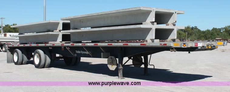 image for item H8444 2003 Utility FS2CHA flatbed spread axle trailer