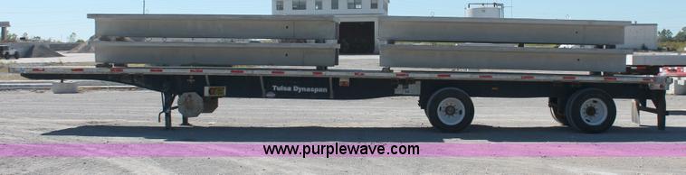 image for item H8444 2003 Utility FS2CHA flatbed spread axle trailer