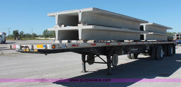 image for item H8444 2003 Utility FS2CHA flatbed spread axle trailer