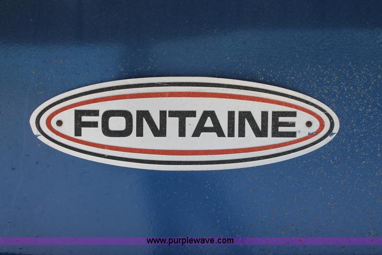 image for item H8448 1996 Fontaine flatbed spread axle float trailer