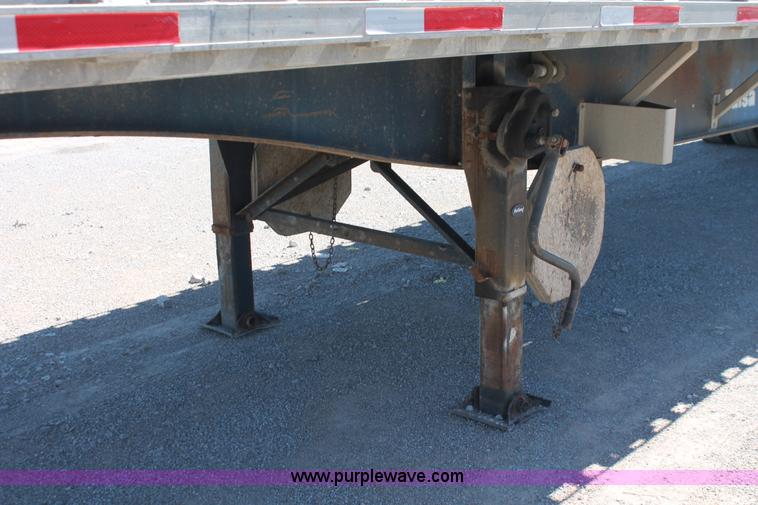 image for item H8450 2000 Utility flatbed spread axle float trailer