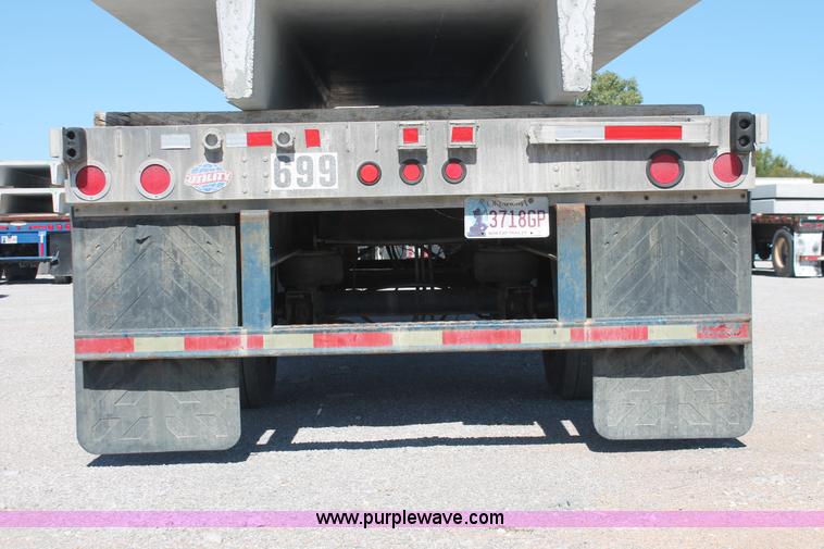 image for item H8450 2000 Utility flatbed spread axle float trailer