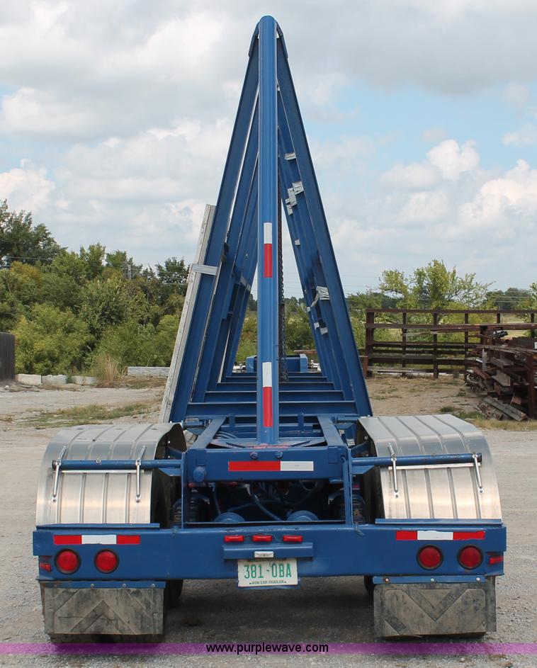image for item H8488 1977 Halliburton tandem axle A-frame trailer