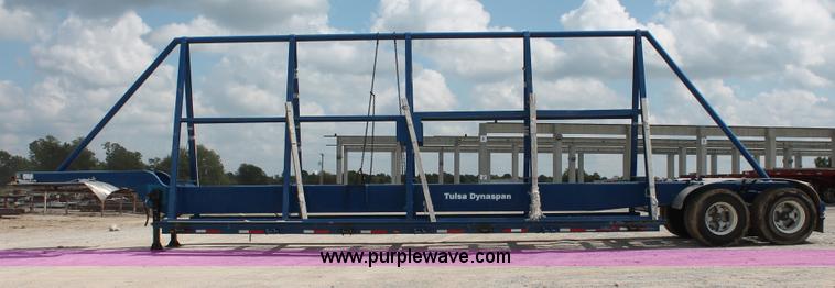 image for item H8488 1977 Halliburton tandem axle A-frame trailer