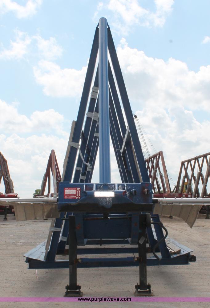 image for item H8488 1977 Halliburton tandem axle A-frame trailer