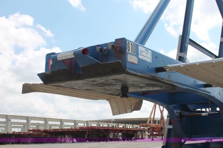 image for item H8488 1977 Halliburton tandem axle A-frame trailer