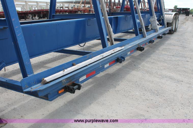 image for item H8488 1977 Halliburton tandem axle A-frame trailer