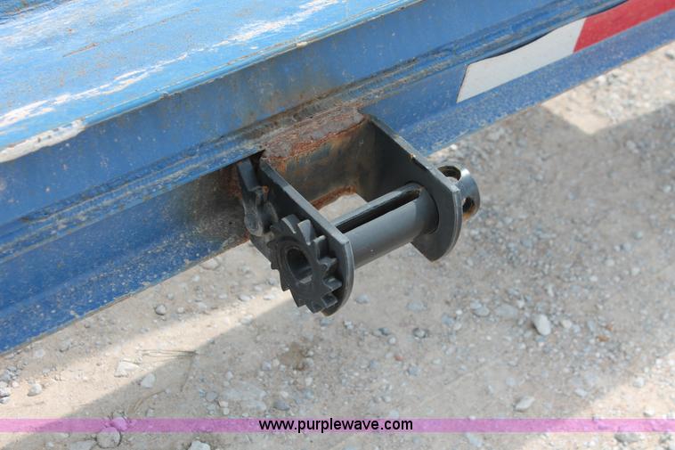 image for item H8488 1977 Halliburton tandem axle A-frame trailer