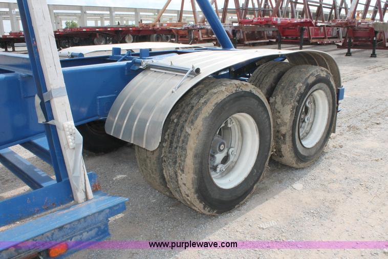 image for item H8488 1977 Halliburton tandem axle A-frame trailer