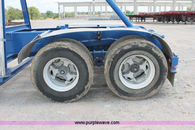 image for item H8488 1977 Halliburton tandem axle A-frame trailer