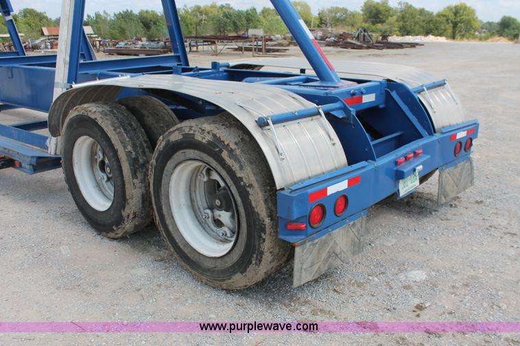 image for item H8488 1977 Halliburton tandem axle A-frame trailer