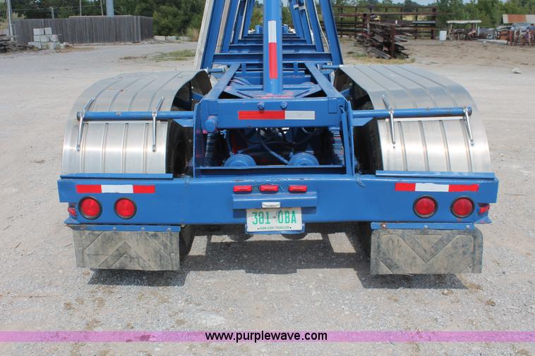image for item H8488 1977 Halliburton tandem axle A-frame trailer