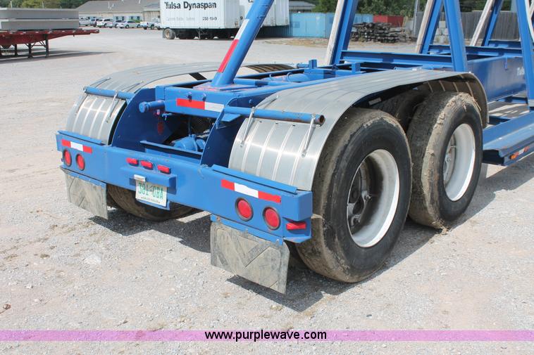 image for item H8488 1977 Halliburton tandem axle A-frame trailer