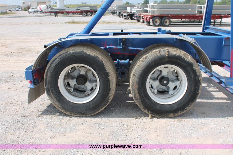 image for item H8488 1977 Halliburton tandem axle A-frame trailer